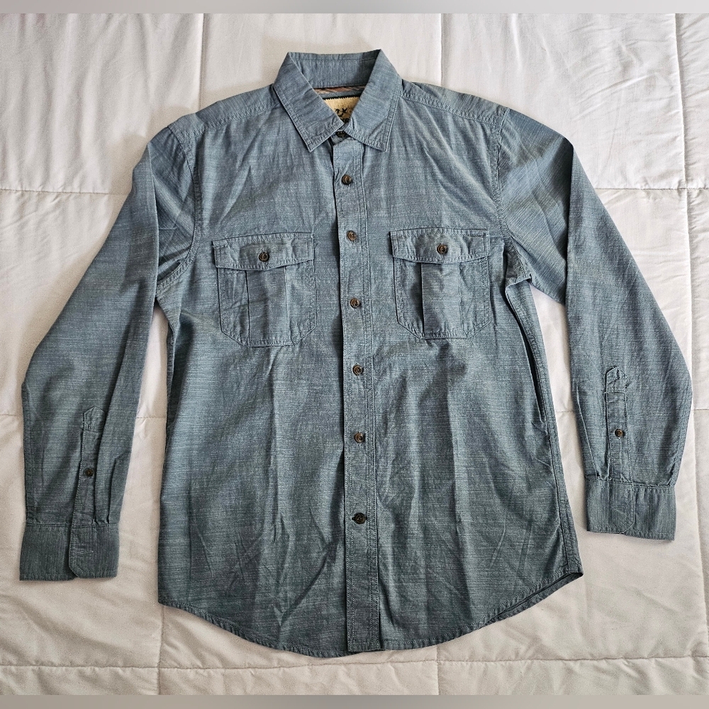 Outdoor Life Plaid Shirt with Blue Accents